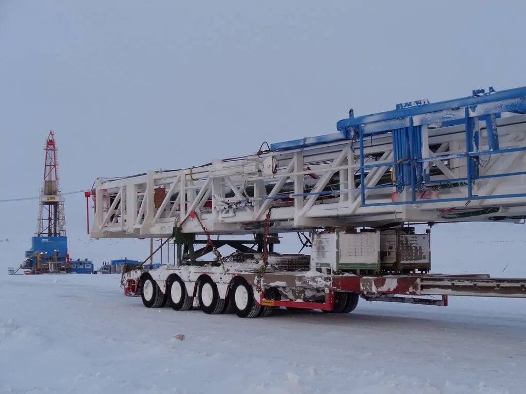 Перевозка буровой установки