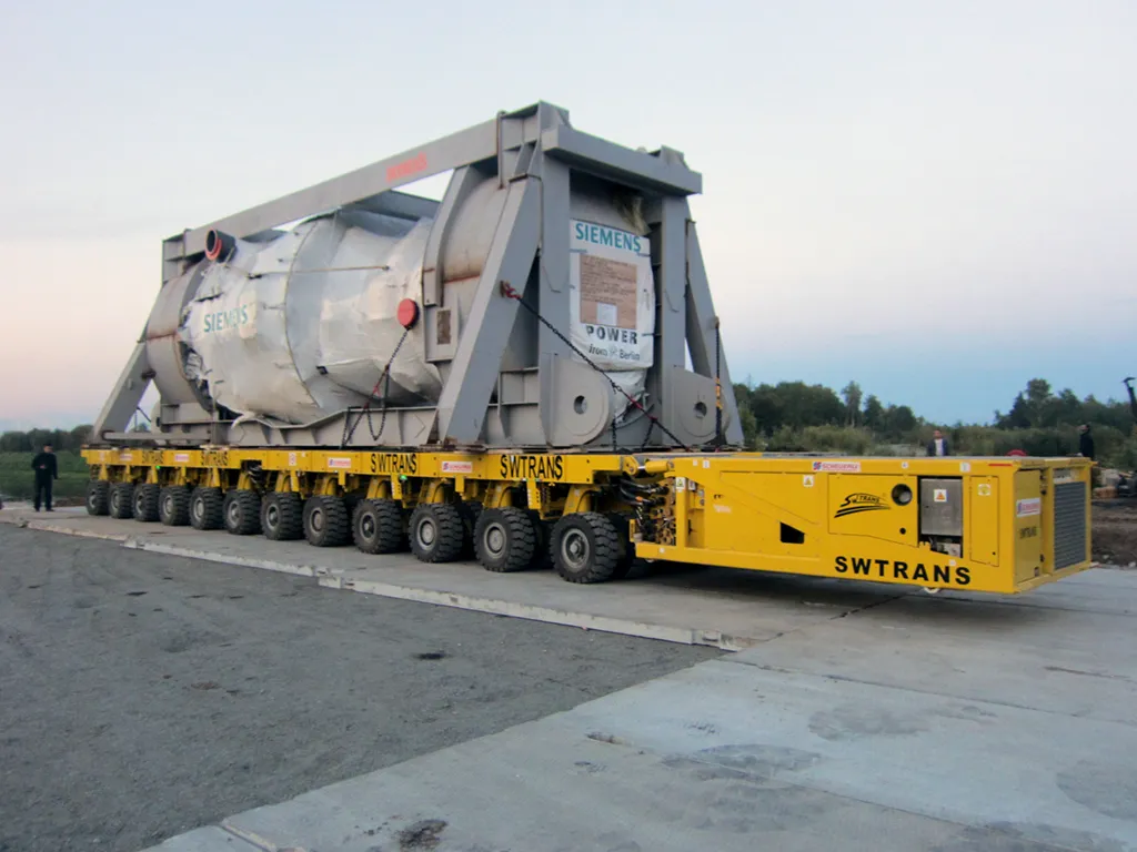 Перевозка турбин